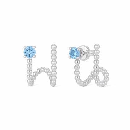 Pendientes Unique plata Corsia