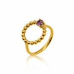 Comprar joyas Anillo moon de oro con circonita corsia