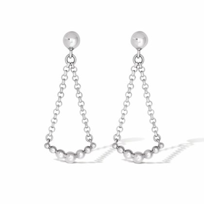 Pendientes Swing de plata Corsia