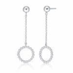 Pendientes Moon plata Corsia