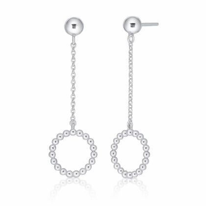 Pendientes Moon plata Corsia