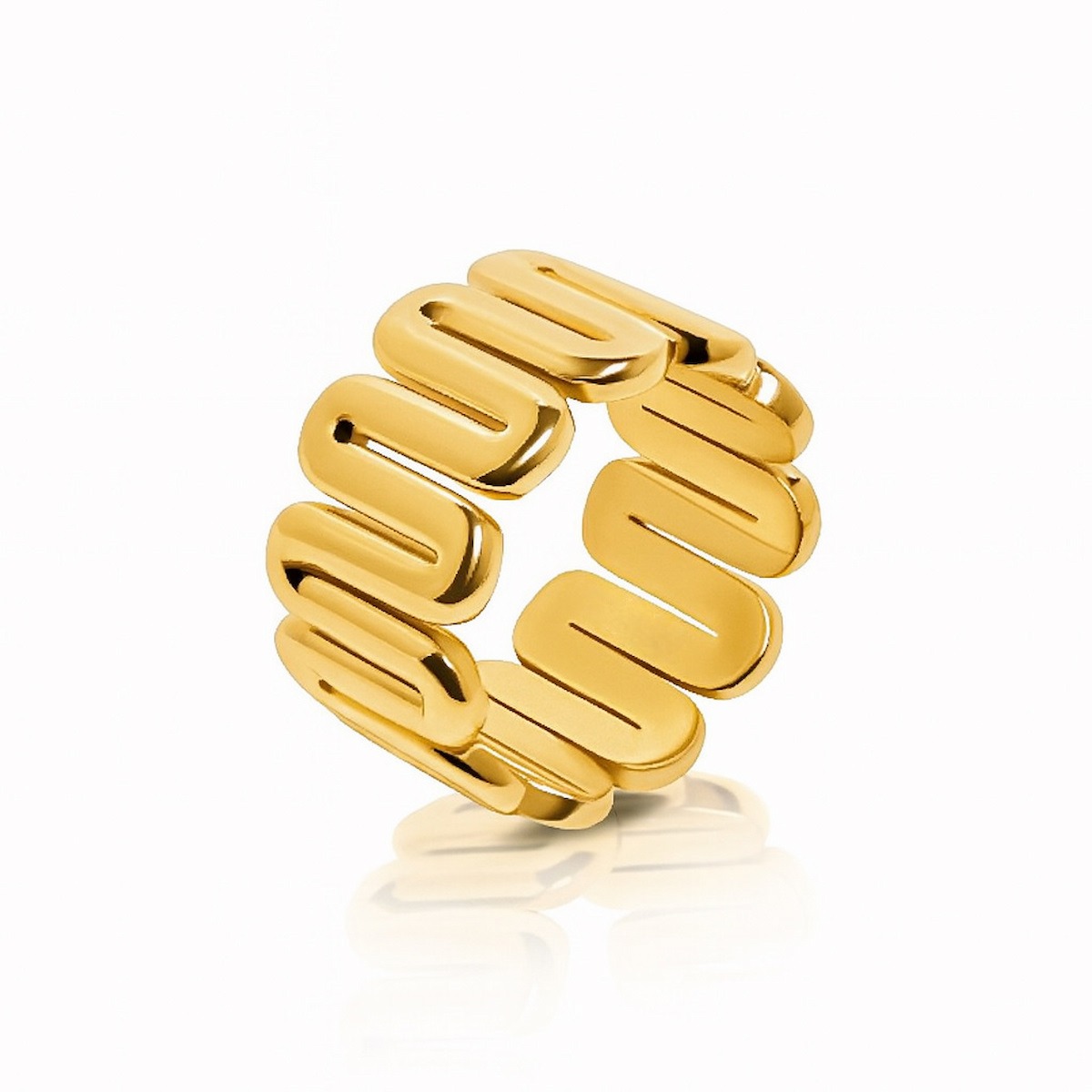 Comprar joyas anillo Rus chapado oro Corsia
