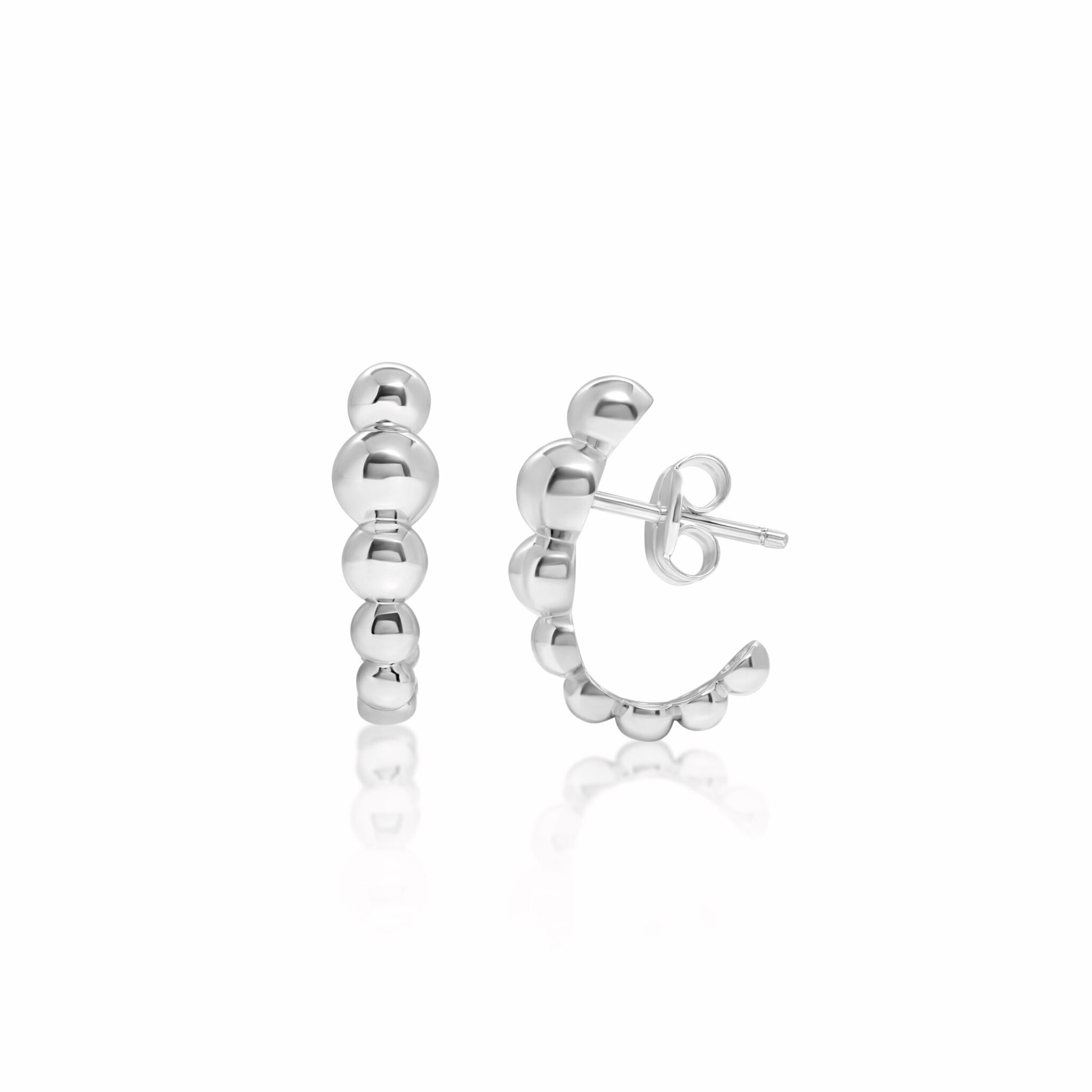 Pendientes Yass plata de Ley Corsia