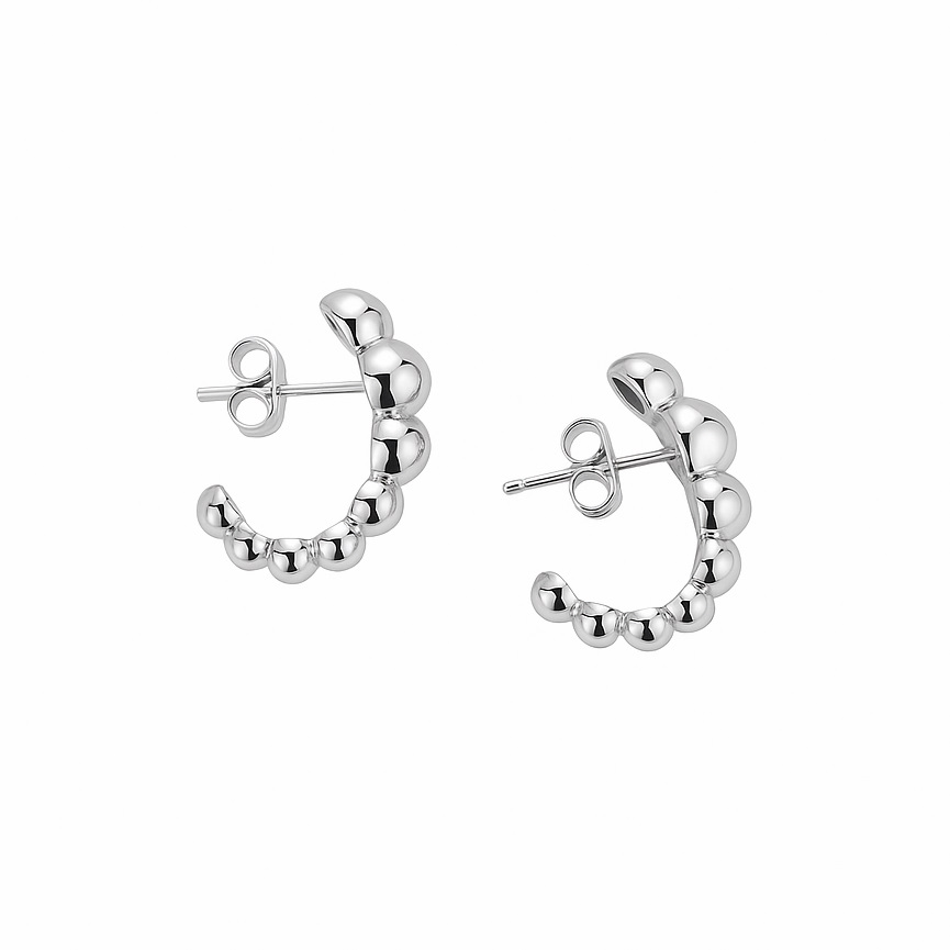 Pendientes Yass plata de Ley Corsia