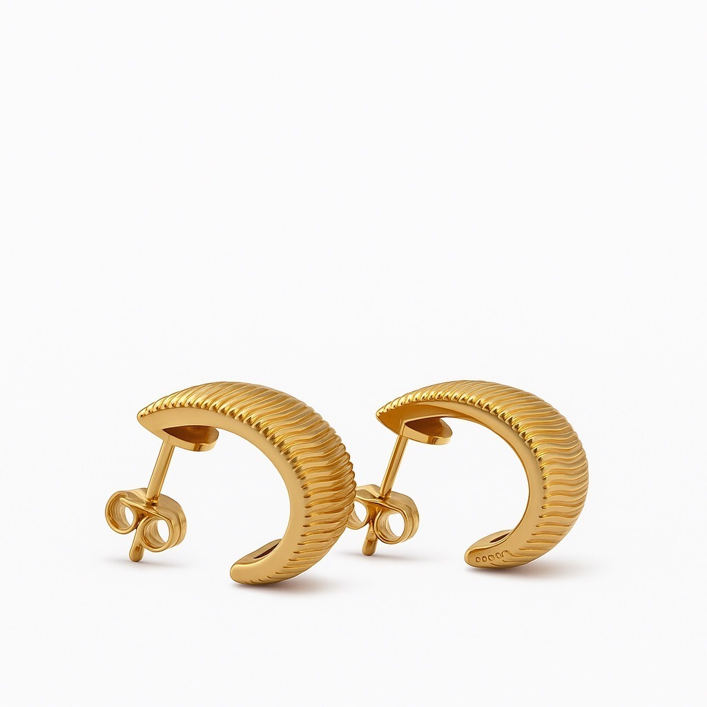 Pendientes Paula Oro - Imagen 3