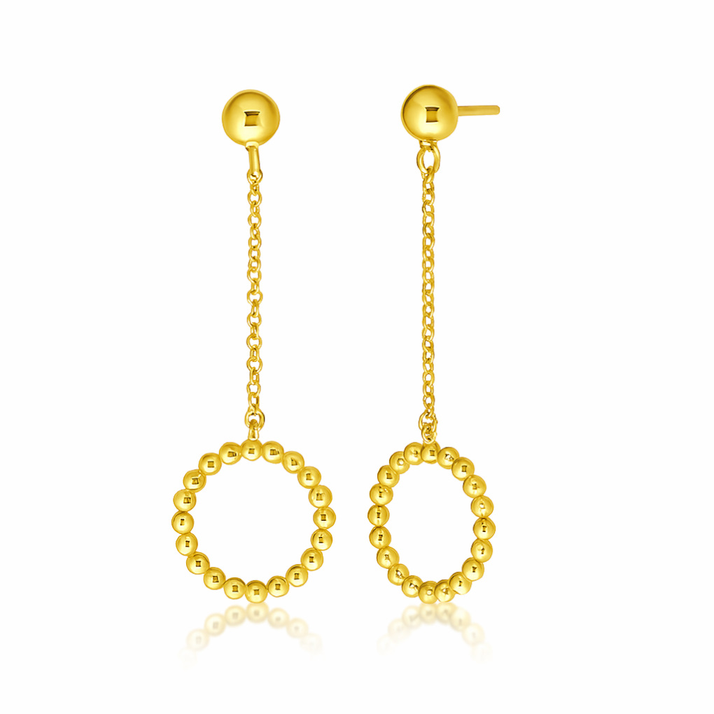 Pendientes Moon chapados Corsia