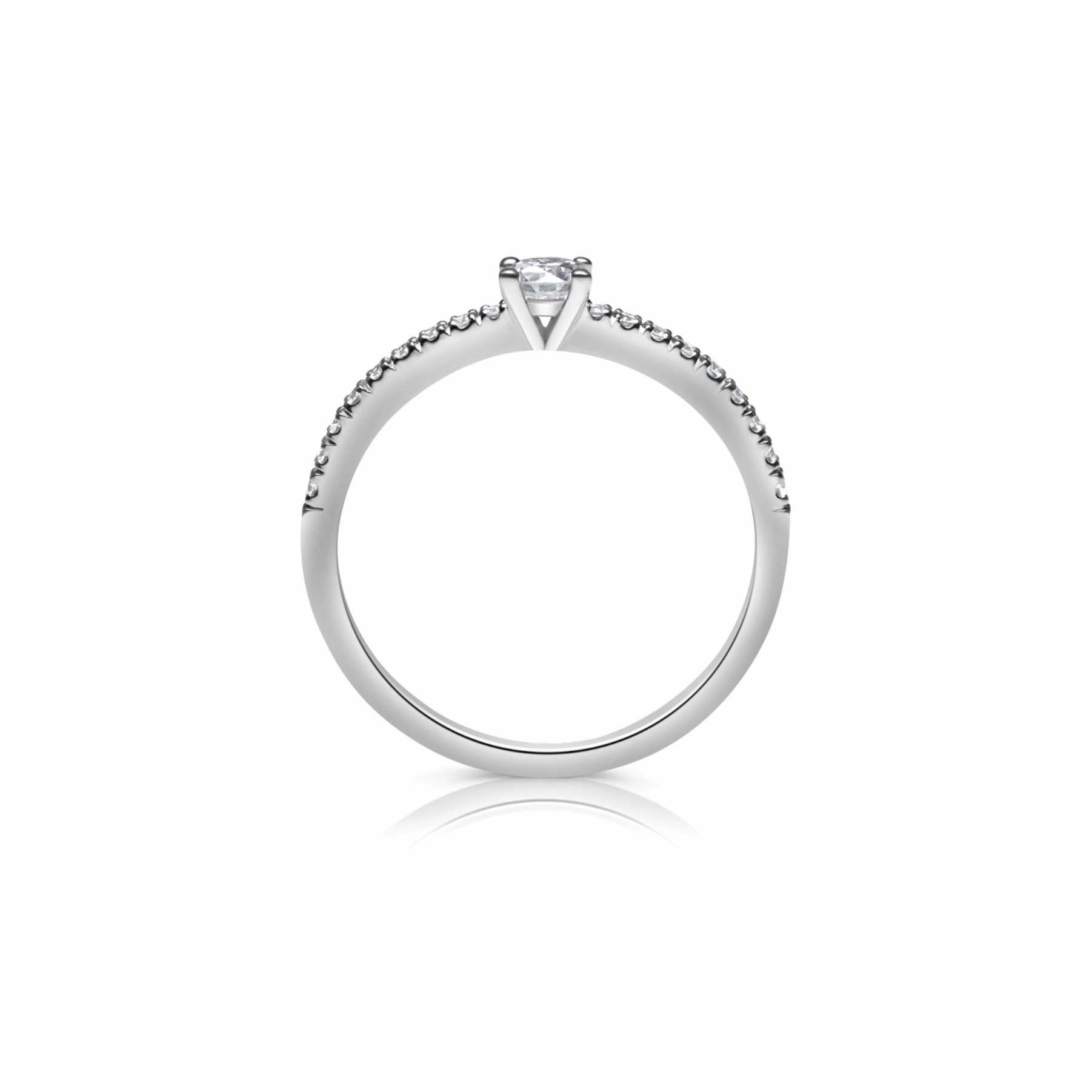 Anillo sorlitario de oro blanco con diamante central 0,20 y brazo de diamantes corsia (2)